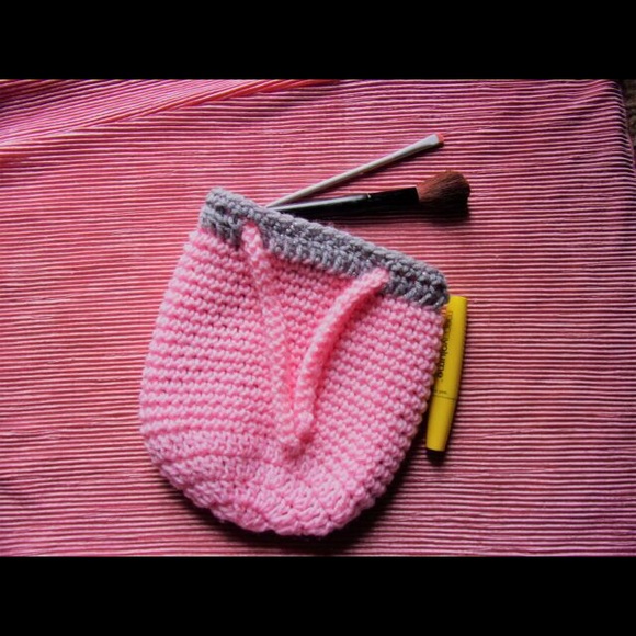 Pink Drawstring Bag - Picture 3 of 3